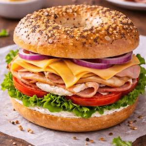 Chicken Ham & Cheese Sandwich