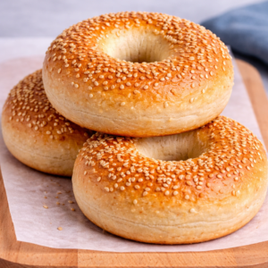 Sesame seed bagels (x3)